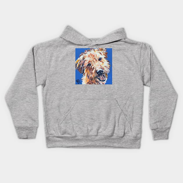 Wheaten Terrier Kids Hoodie by Jeneralarts